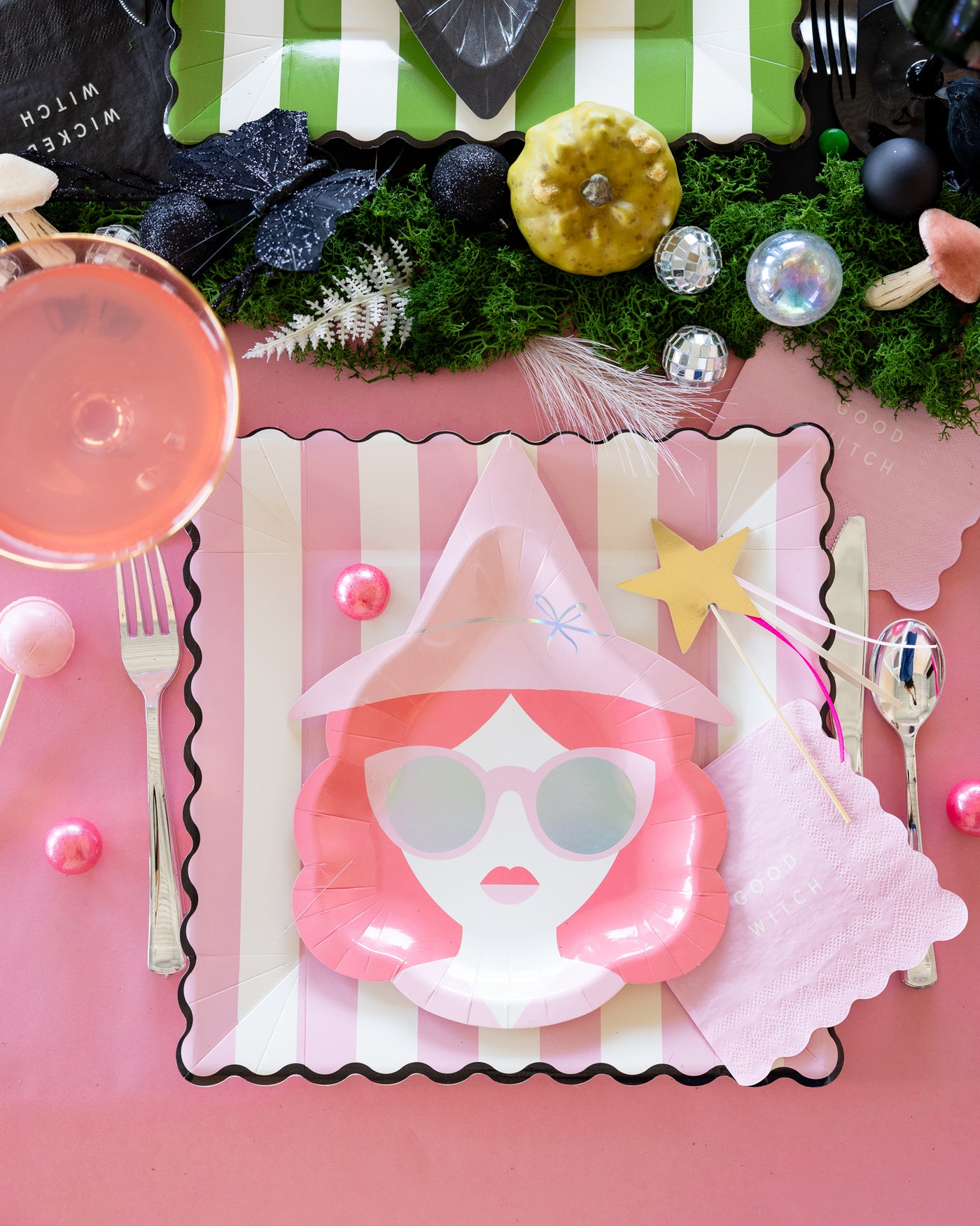 GBW1239 - Good Witch Bad Witch Cocktail Napkin Set