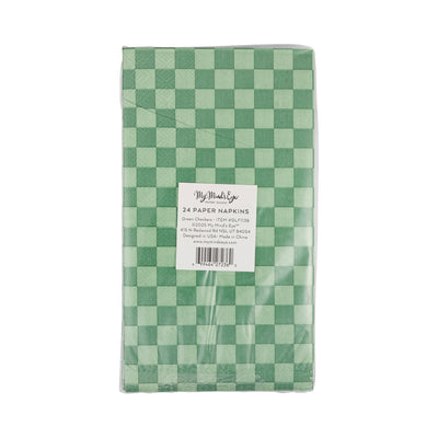 GLF1138 - Checkered Paper Dinner Napkins