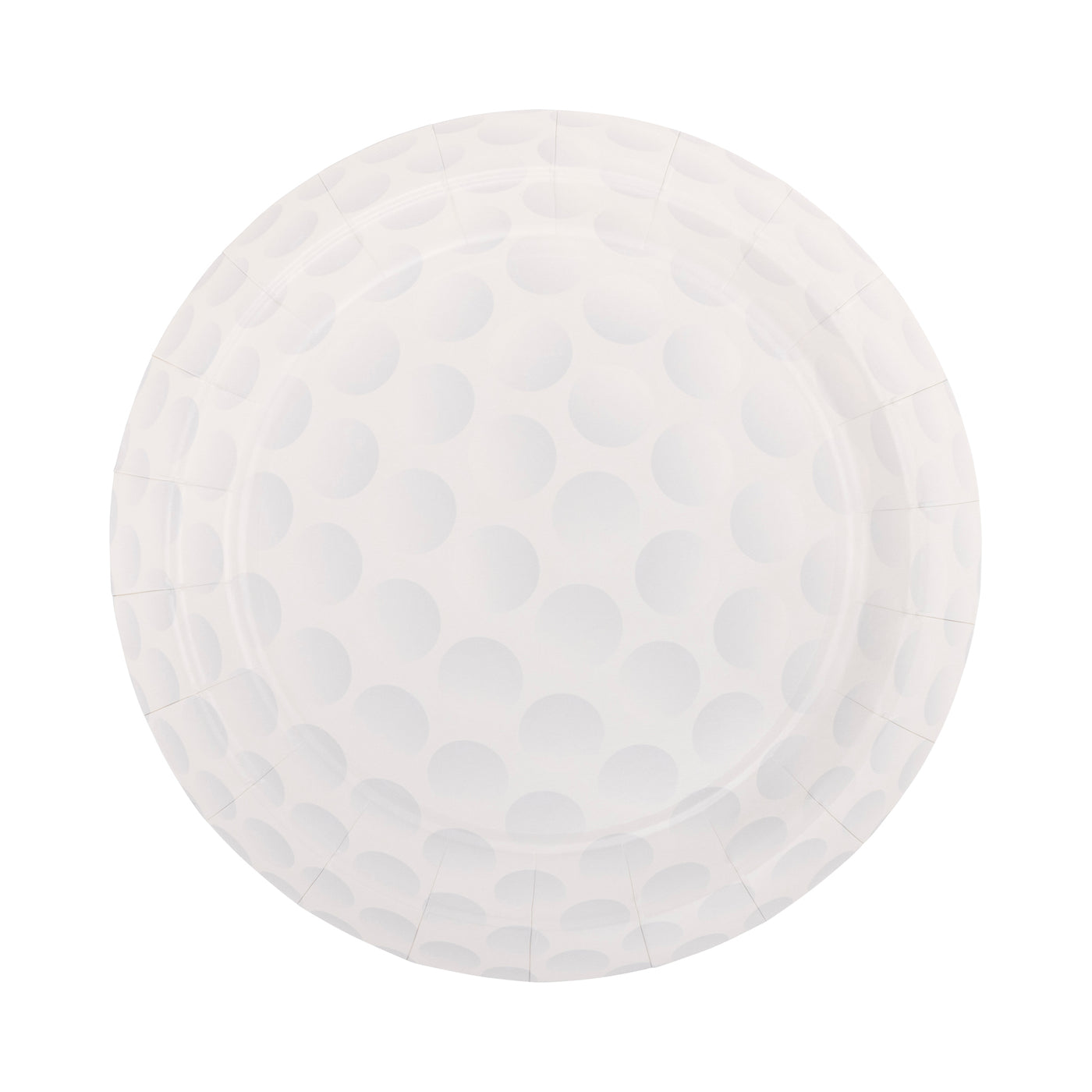 GLF1140 - Golf Ball Paper Plate