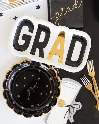 GRD1035 - Diploma Shaped Paper Dinner Napkin