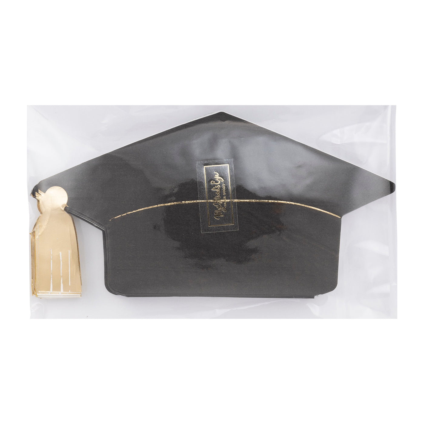 GRD1037 - Graduation Cap Shaped Paper Dinner Napkin