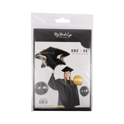 GRD1116 - Grad Hat Mylar Balloon