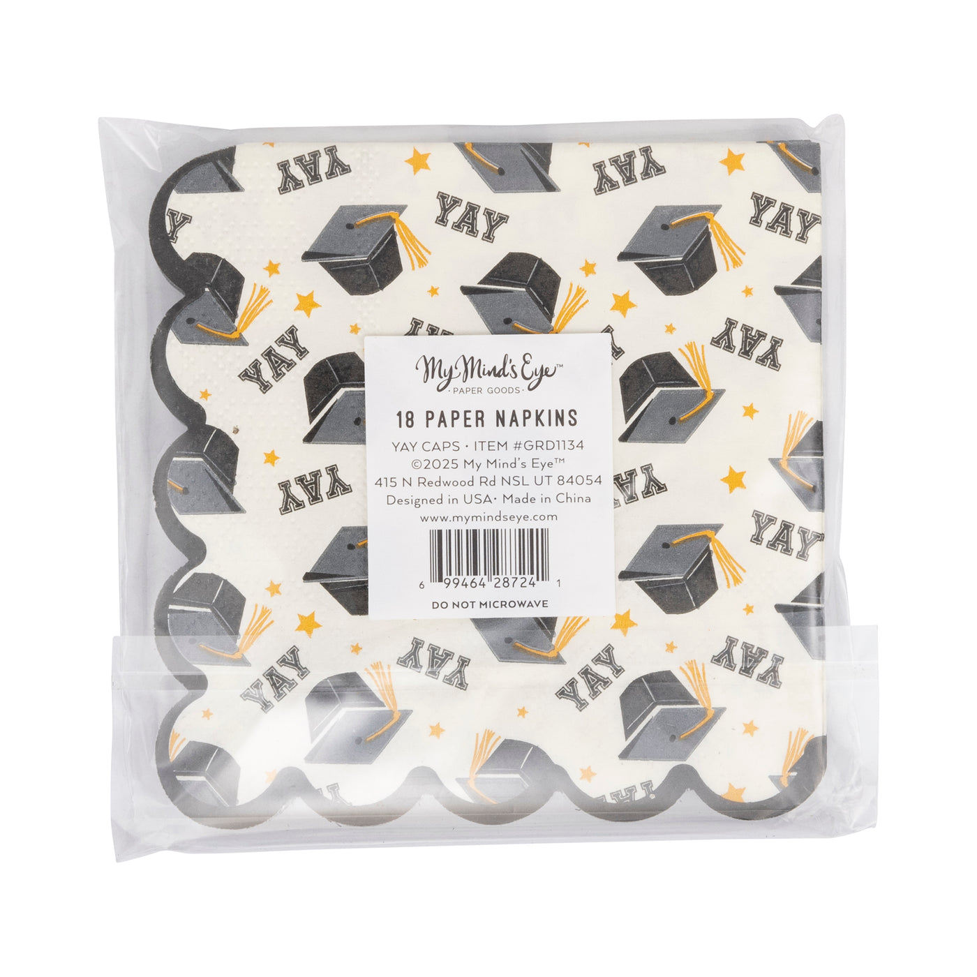 GRD1134 - Yay Cap Pattern Napkin