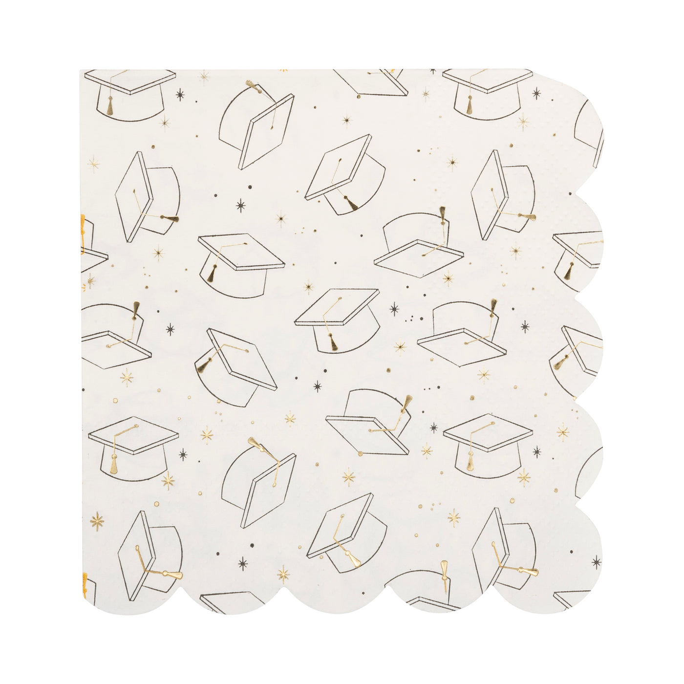 GRD1138 - Grad Cap Cocktail Napkin