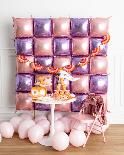 GVP1202 - Pink & Orange Fan Bunting Banner