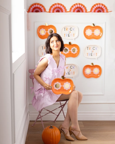 GVP1202 - Pink & Orange Fan Bunting Banner