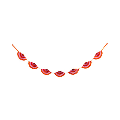GVP1202 - Pink & Orange Fan Bunting Banner