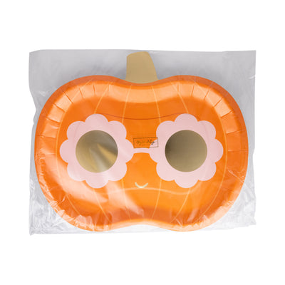 GVP1240 - Groovy Pumpkin Shaped Paper Plate