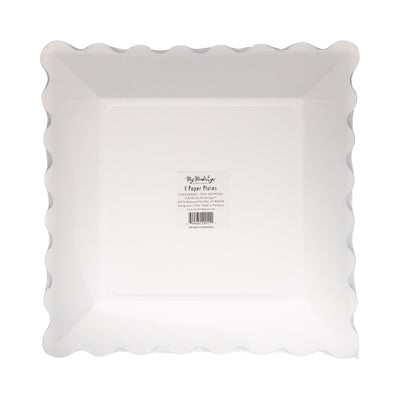 GVP1242 - Pink & Orange Checkered 11" Paper Plate