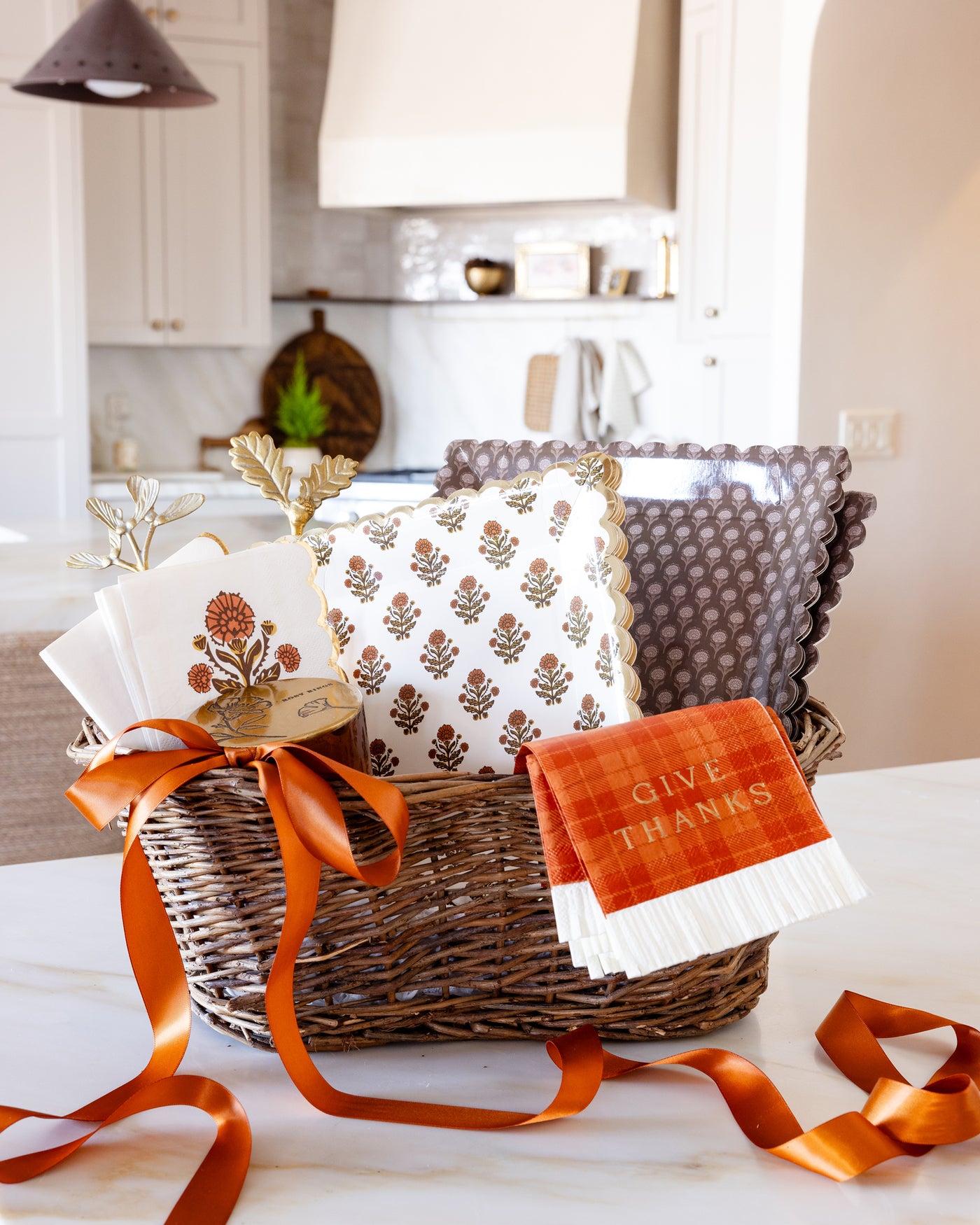 GVT1238 - Give Thanks Floral Cocktail Napkin
