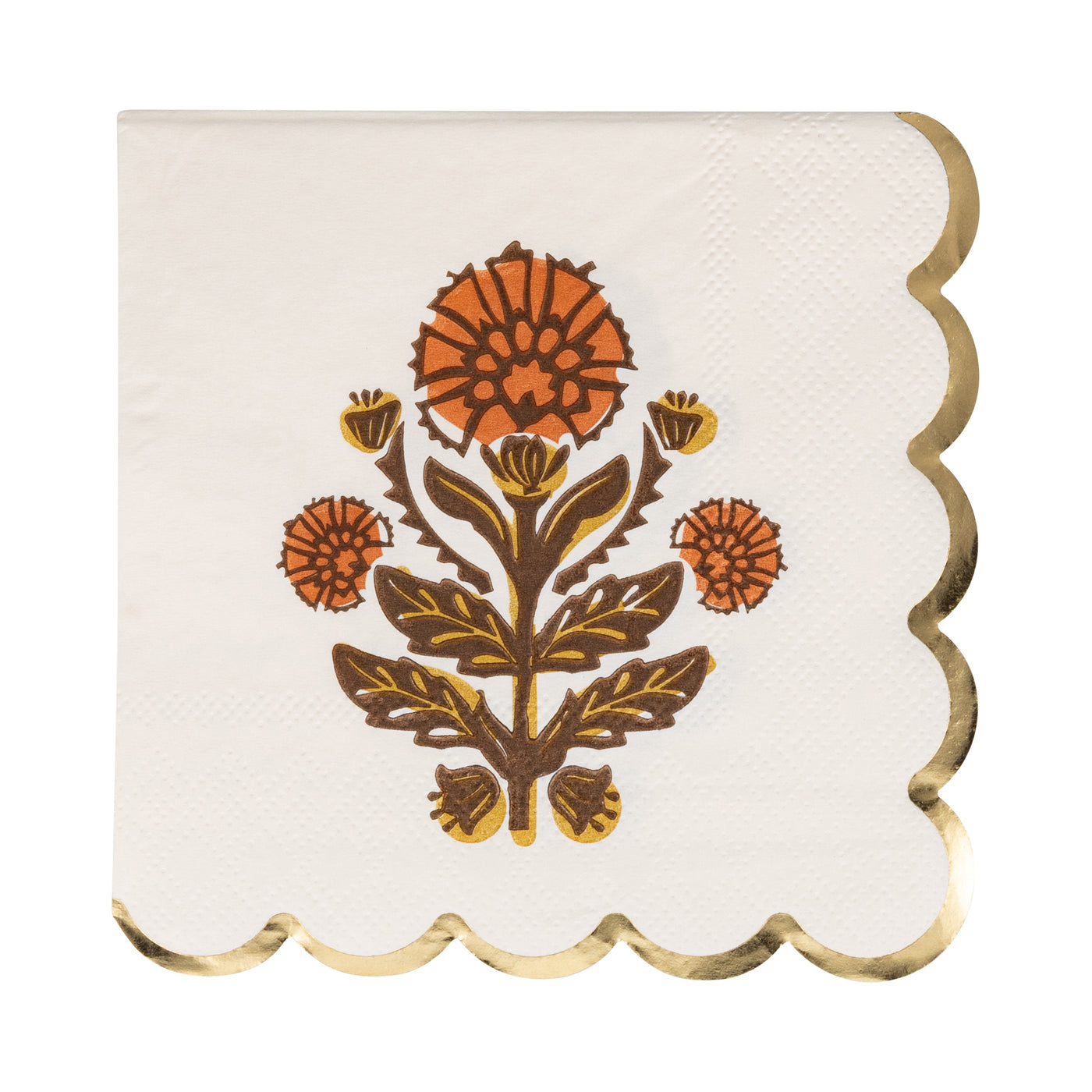 GVT1238 - Give Thanks Floral Cocktail Napkin