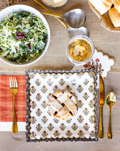 GVT1239 - Give Thanks Plaid Dinner Napkin