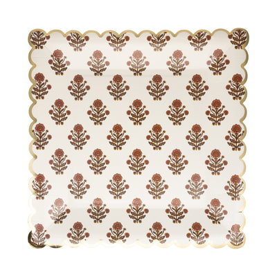 GVT1240 - Give Thanks Floral 9" Paper Plate