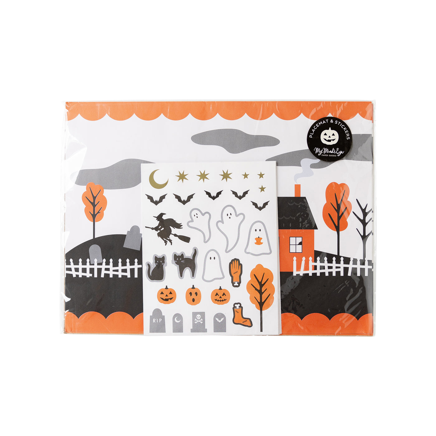 HAL1119 - Halloween Placemat with stickers