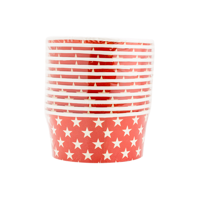 HAM1017 - Hamptons Star Paper Sundae Cups
