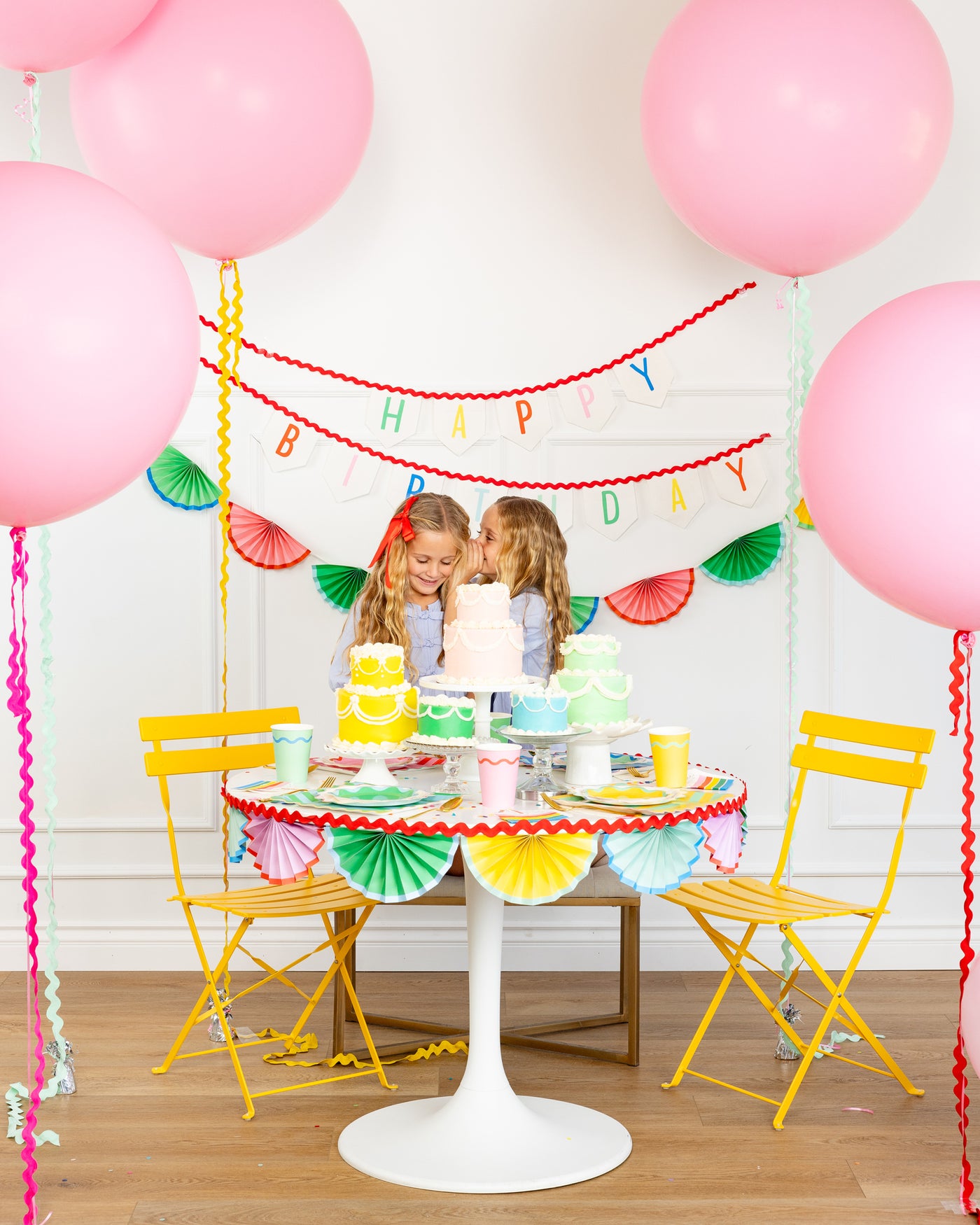 HBD1103 - Bright Birthday Bunting Banner