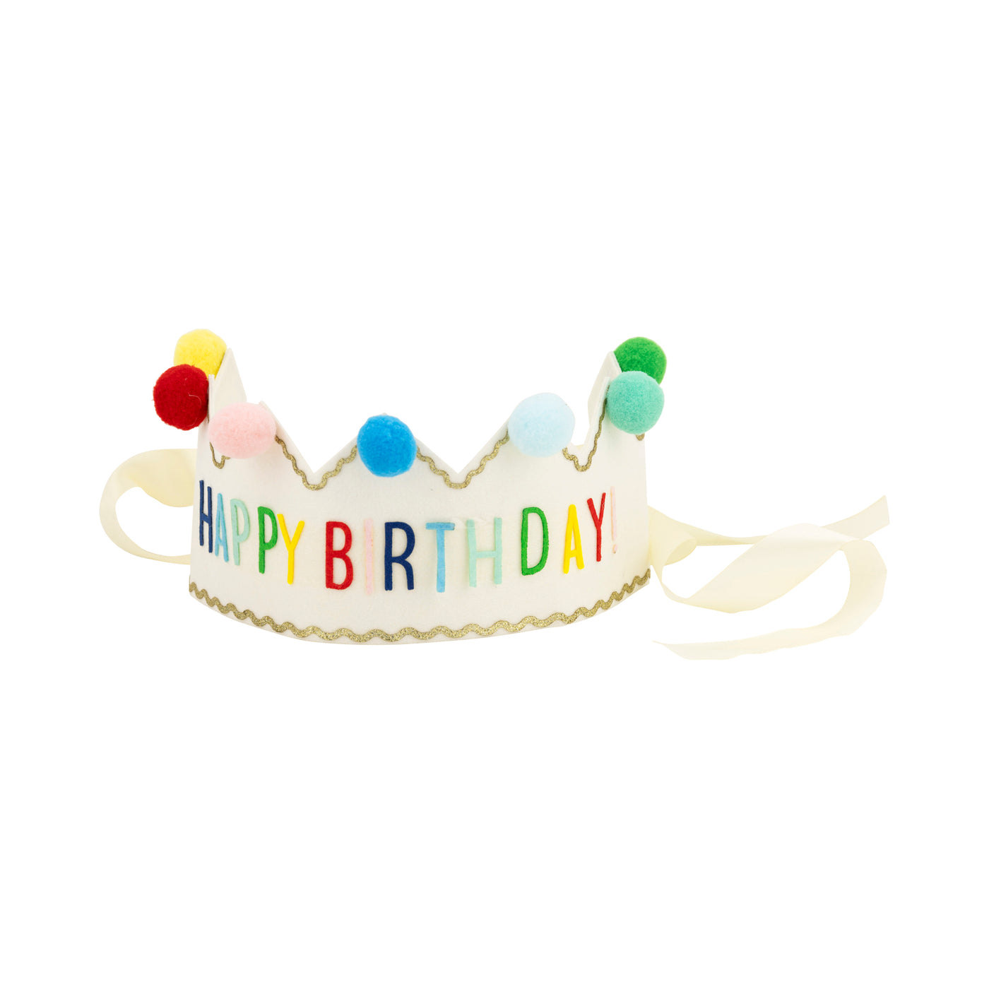 HBD1108 - Happy Birthday Felt Crown