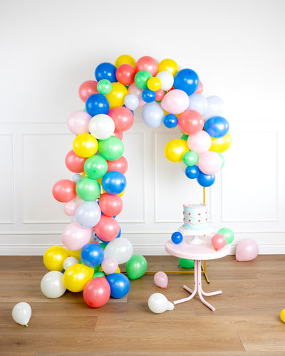 HBD1112 - Bright Birthday Balloon Garland Set