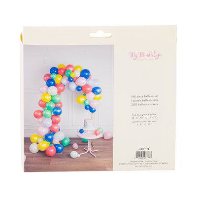 HBD1112 - Bright Birthday Balloon Garland Set