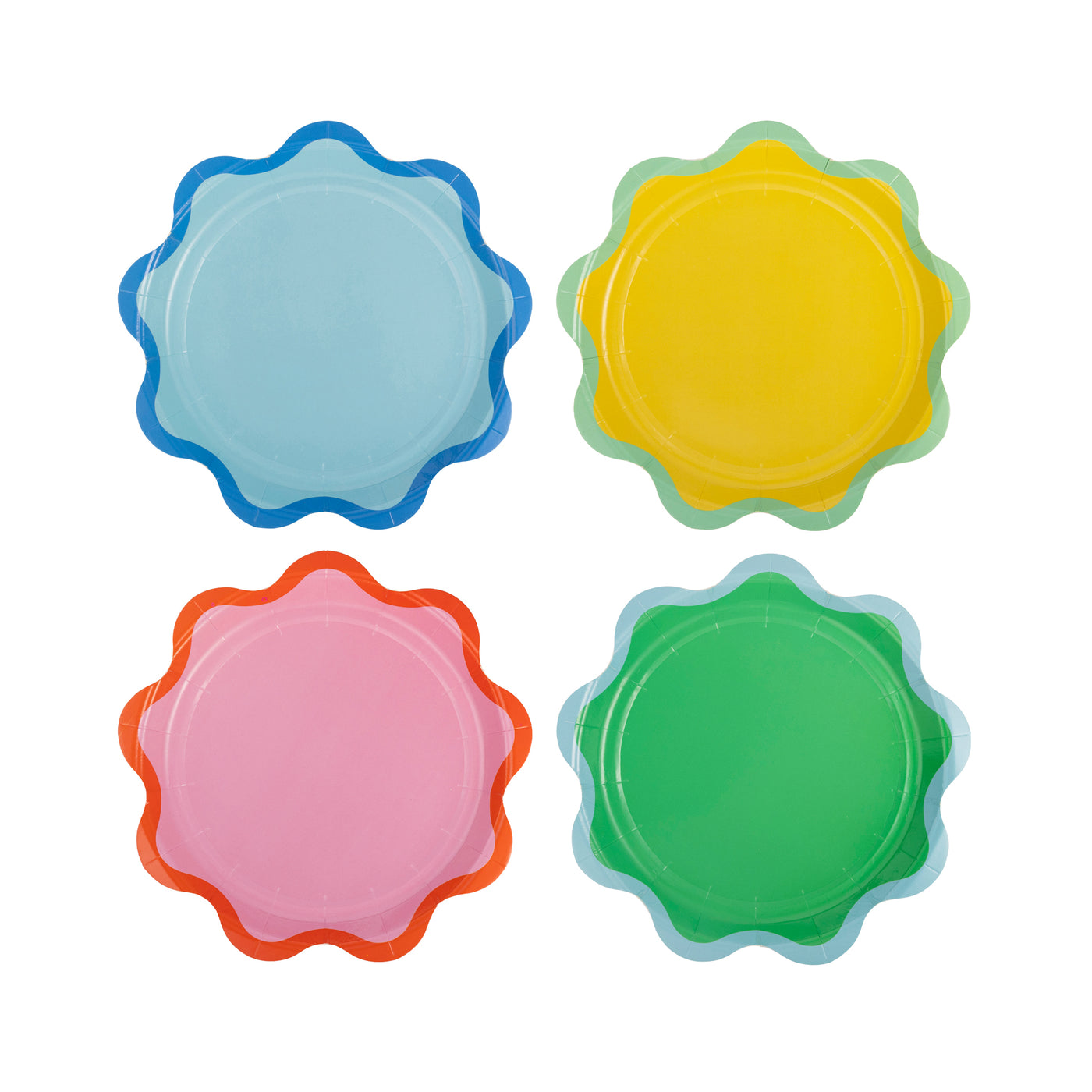 HBD1142 - Ric Rac Edge Dessert Plates