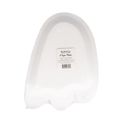 HEY1240 - Ghost Shaped Paper Plate