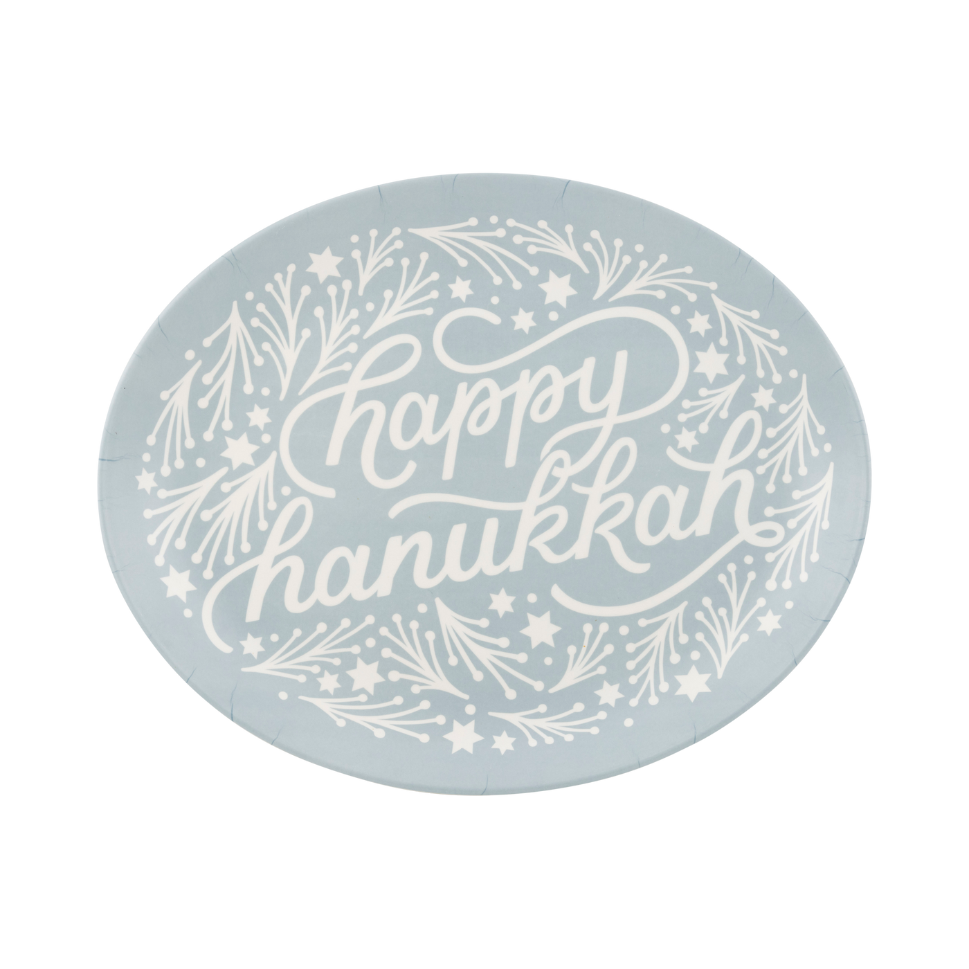 HNK1120 - Happy Hanukkah Oval Tray