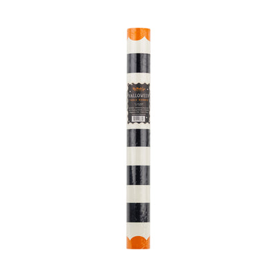HPH1220 - Orange and Black Striped Paper Table Runner
