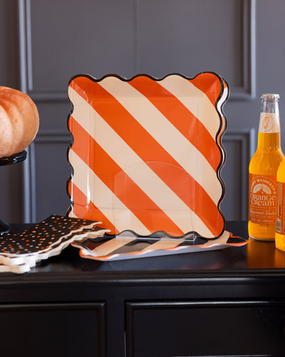 HPH1237 - Halloween Polka Dot Dinner Napkin