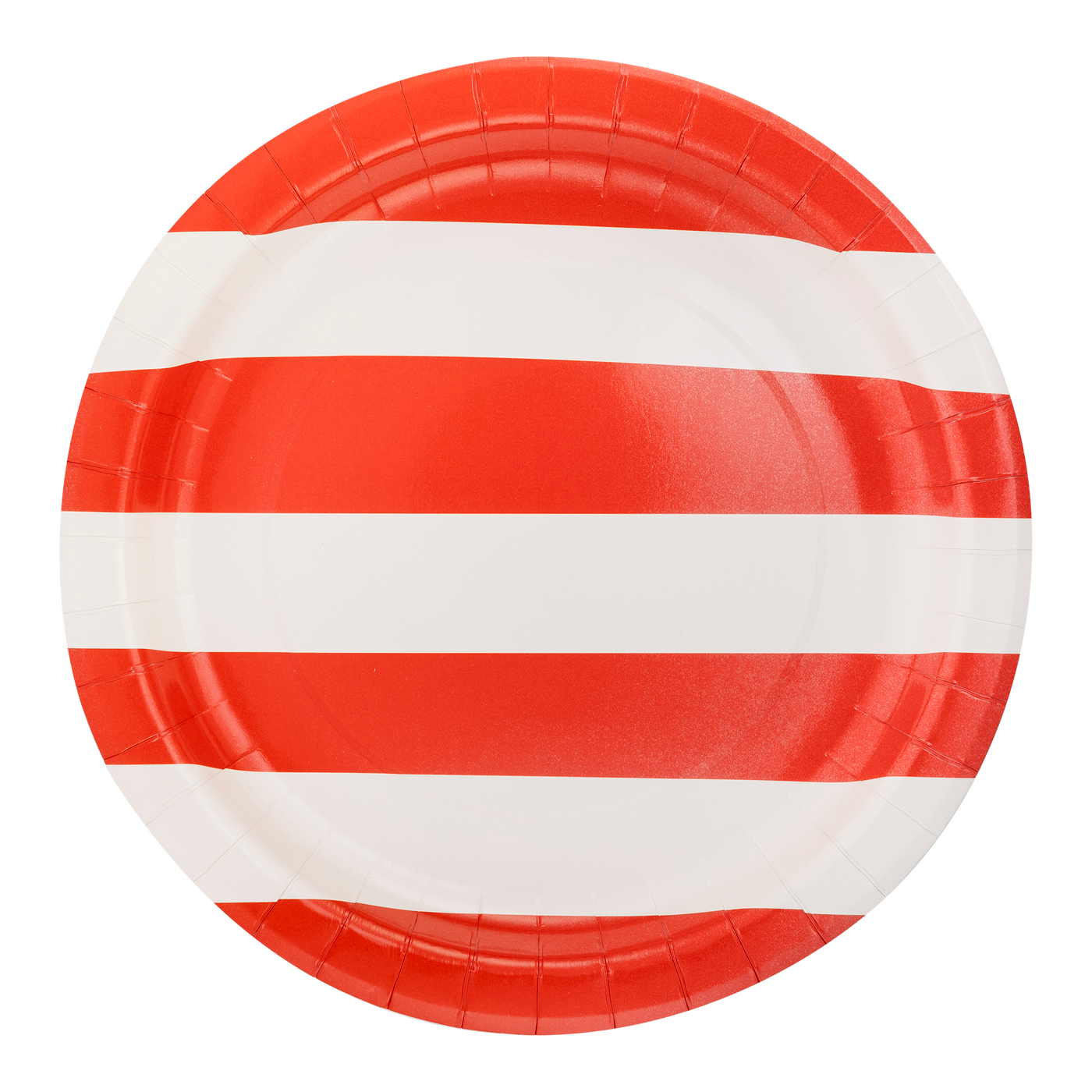 LAD1040 - Lady Liberty Red Striped Paper Plate
