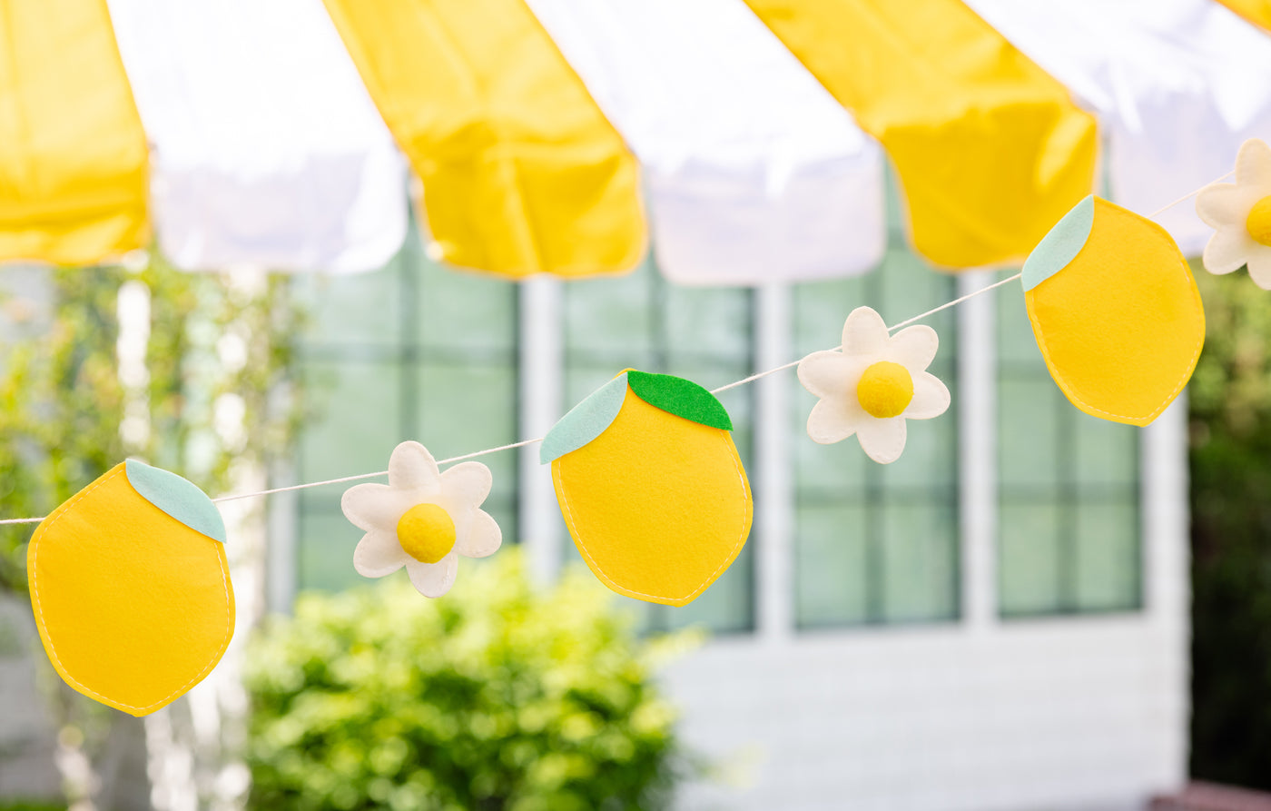 LEM1102 - Felt Lemon Banner