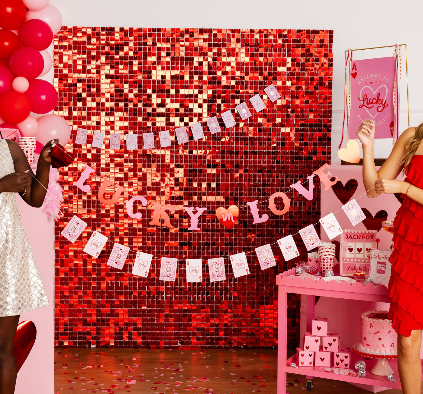 LKL1202 - Lucky in Love Cards Banner Set