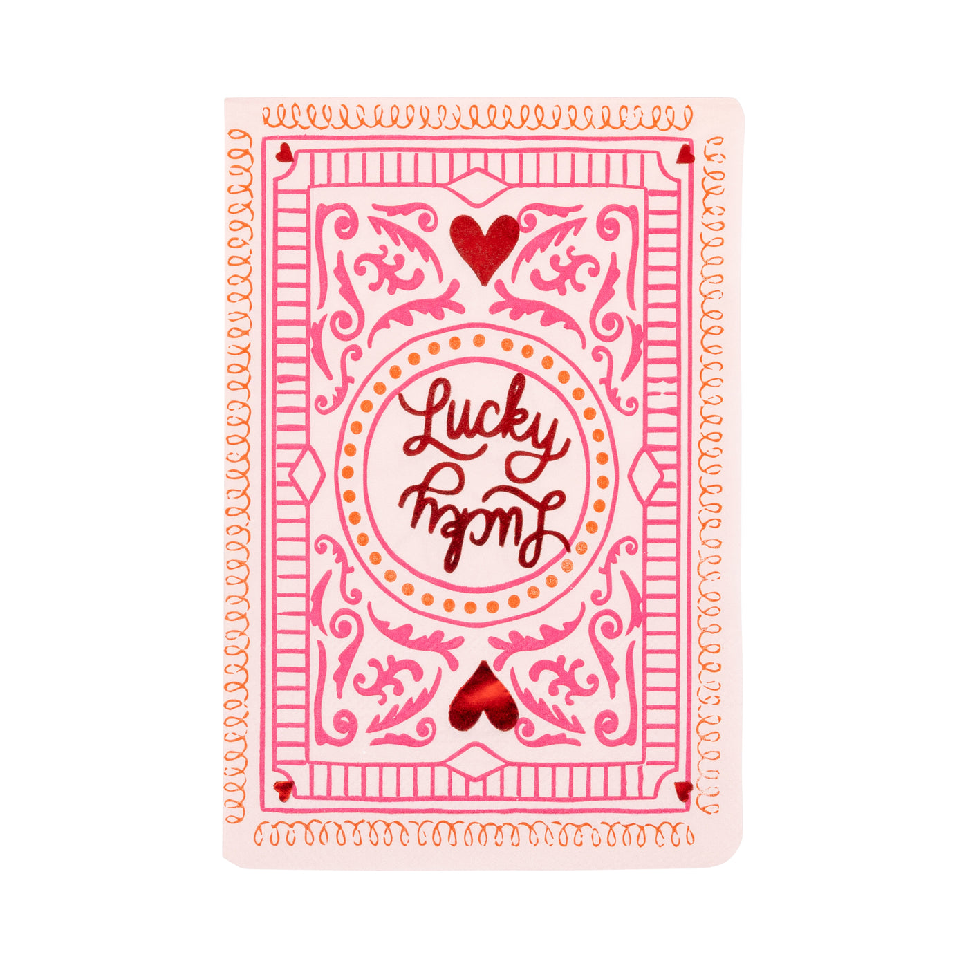 LKL1238 - Lucky Card Dinner Napkin