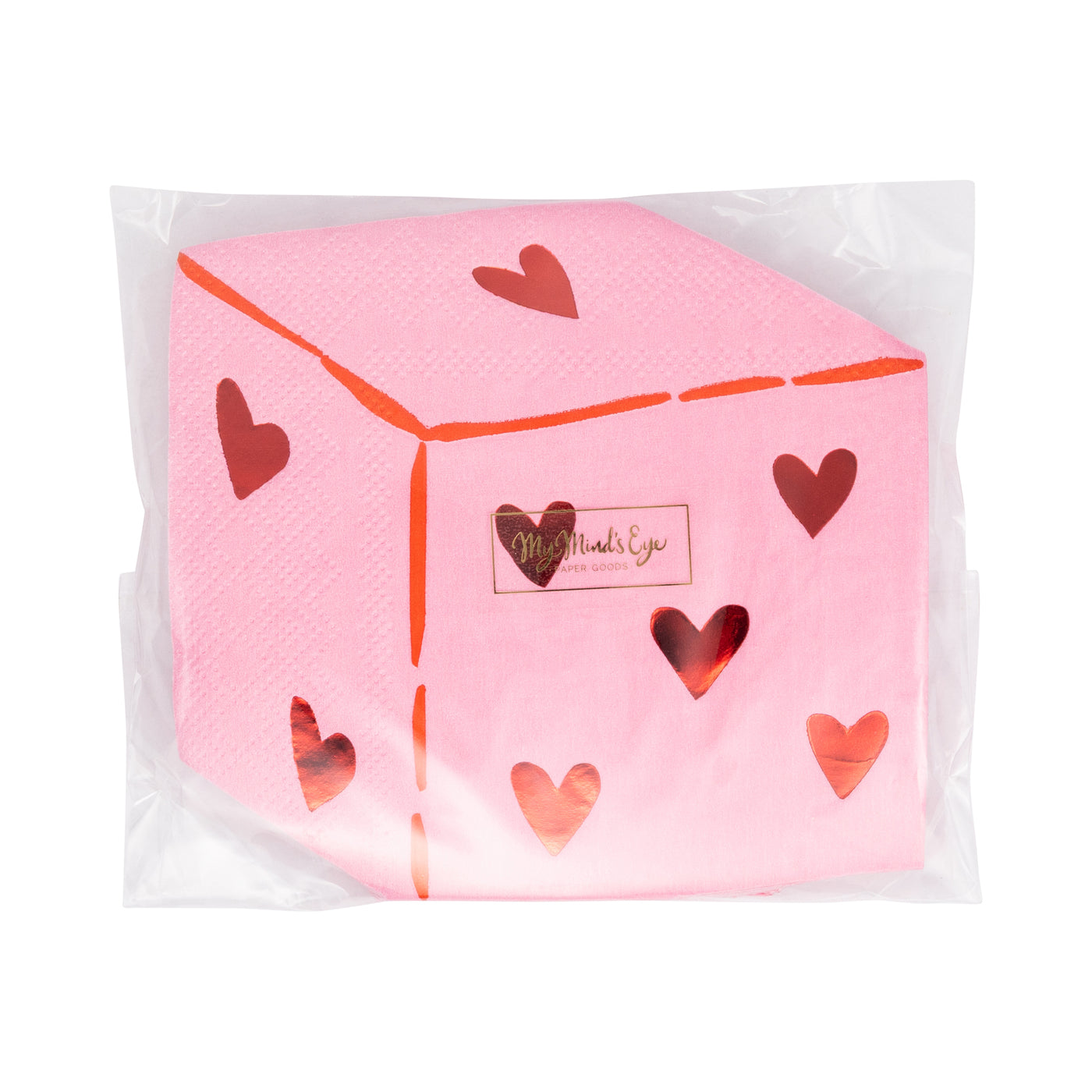 LKL1239 - Heart Dice Cocktail Napkin