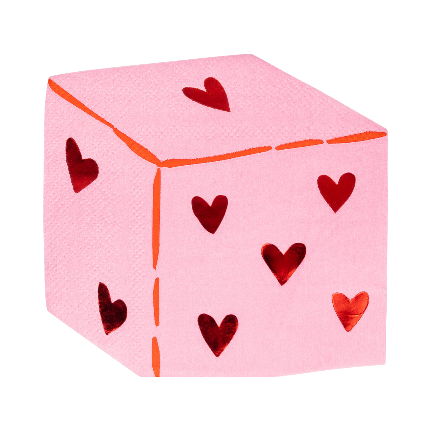 LKL1239 - Heart Dice Cocktail Napkin