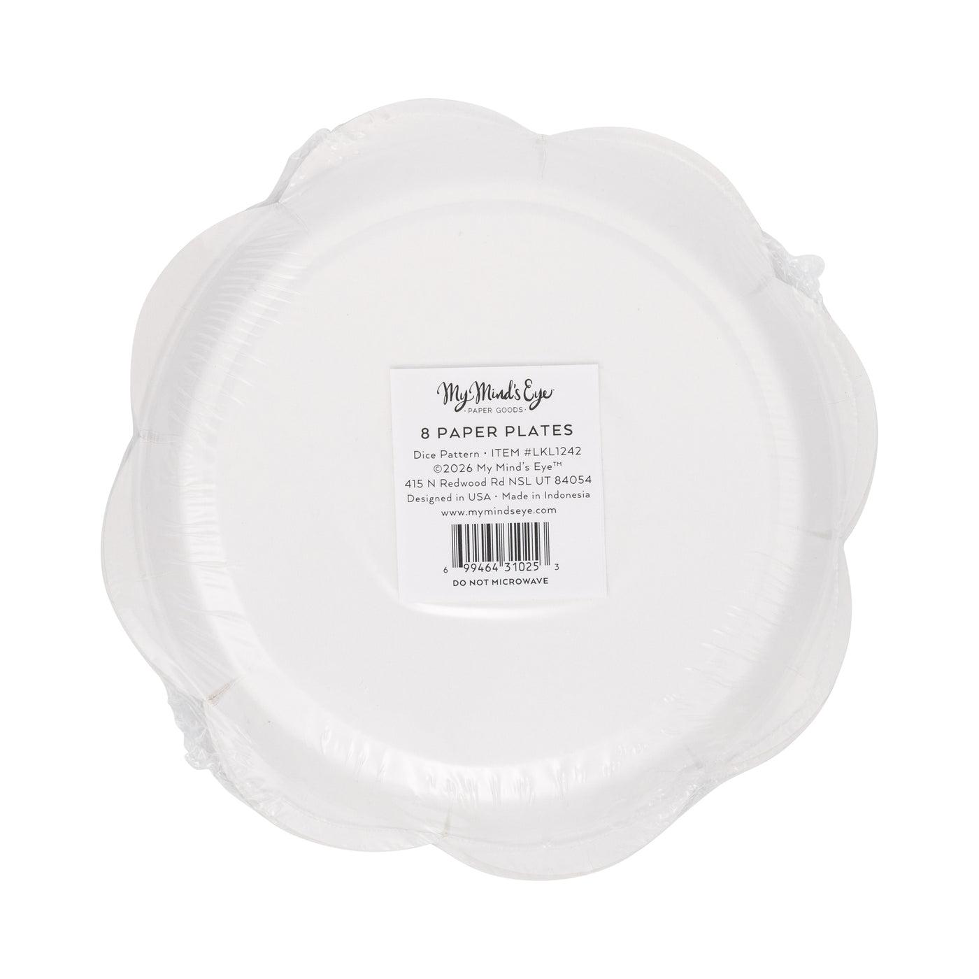 LKL1242 - Dice Pattern Plate