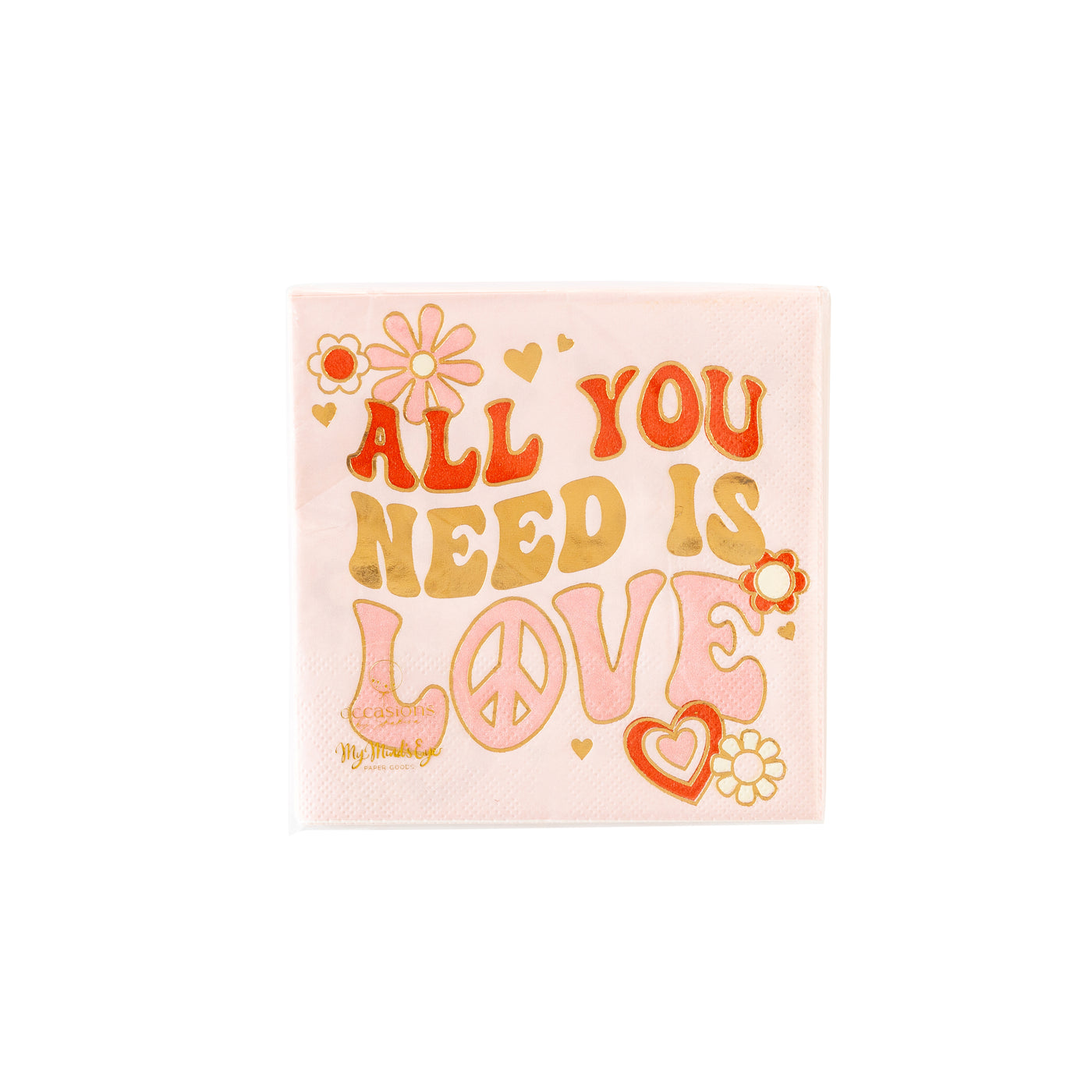 LUV1039 - Occasions by Shakira - All you Need is Love Napkin