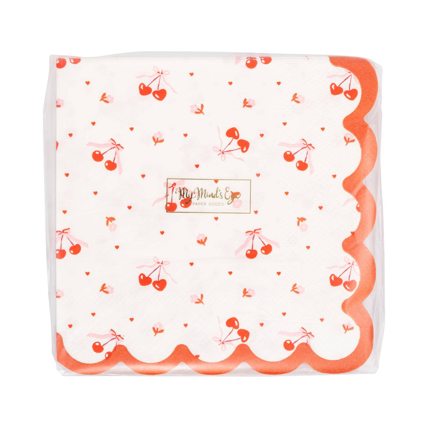 MAC1239 - Tossed Cherry Cocktail Napkin