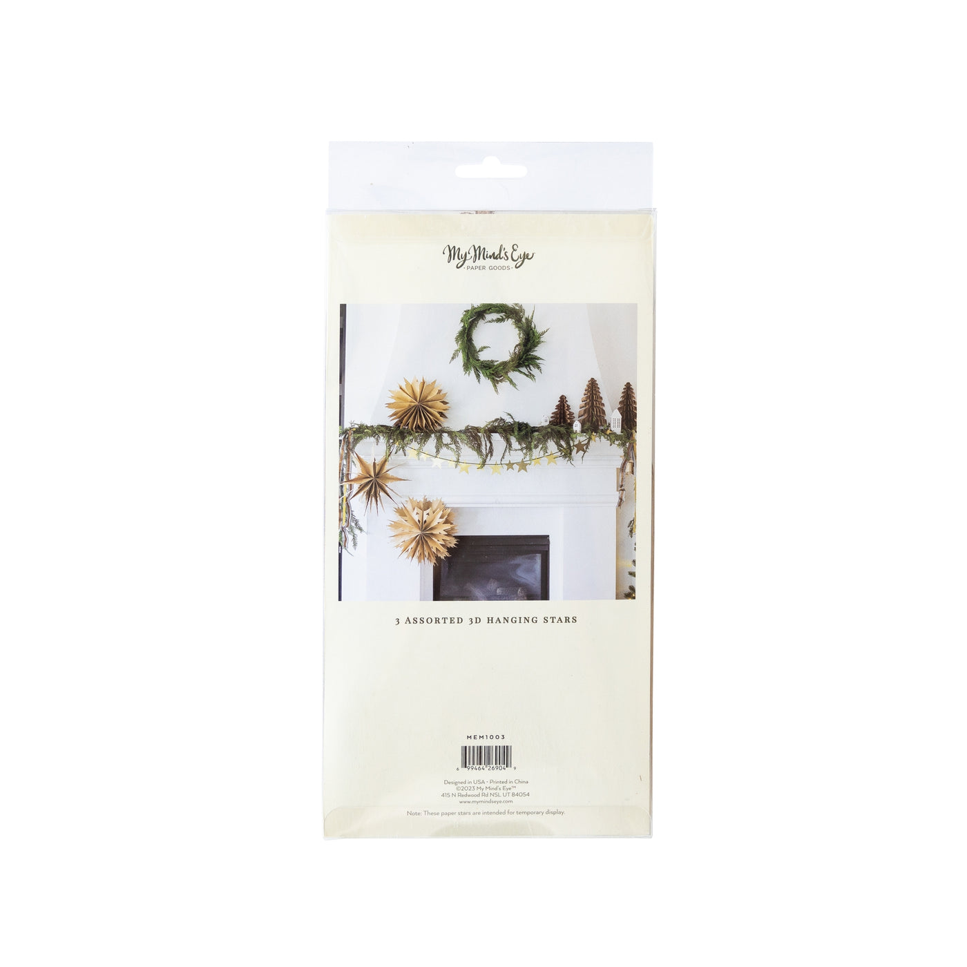 MEM1003 - Christmas Memories Kraft Paper Bag Fan Set
