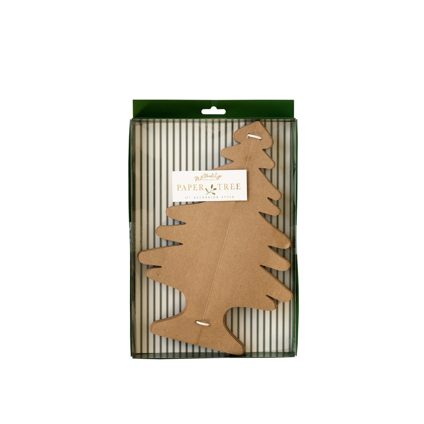 MEM1007 - Christmas Memories Medium Kraft Paper Tree Decor