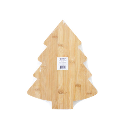 MEM1029 - Christmas Memories Christmas Tree Shaped Bamboo Cutting Board
