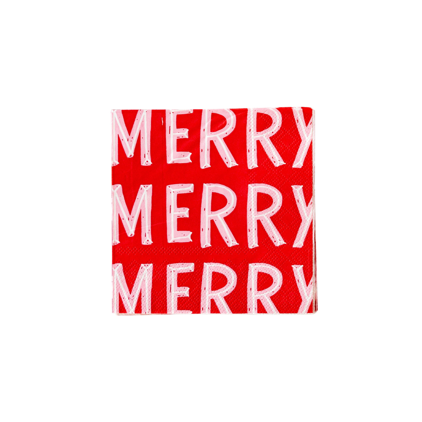 MER1039 - Merry Holiday Paper Cocktail Napkin