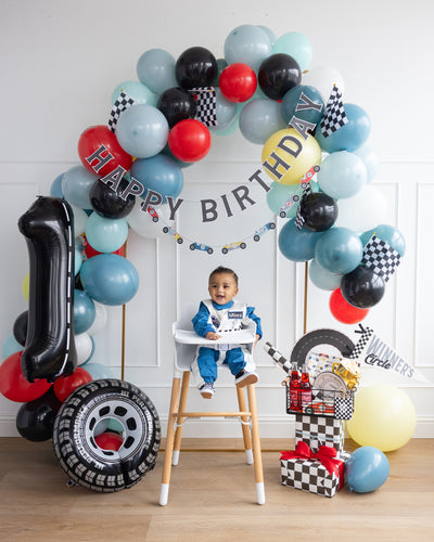 MIL1002 - Miles per Hour - Happy Birthday Banner Set