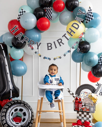 MIL1002 - Miles per Hour - Happy Birthday Banner Set