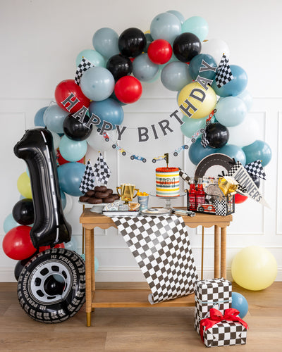 MIL1002 - Miles per Hour - Happy Birthday Banner Set