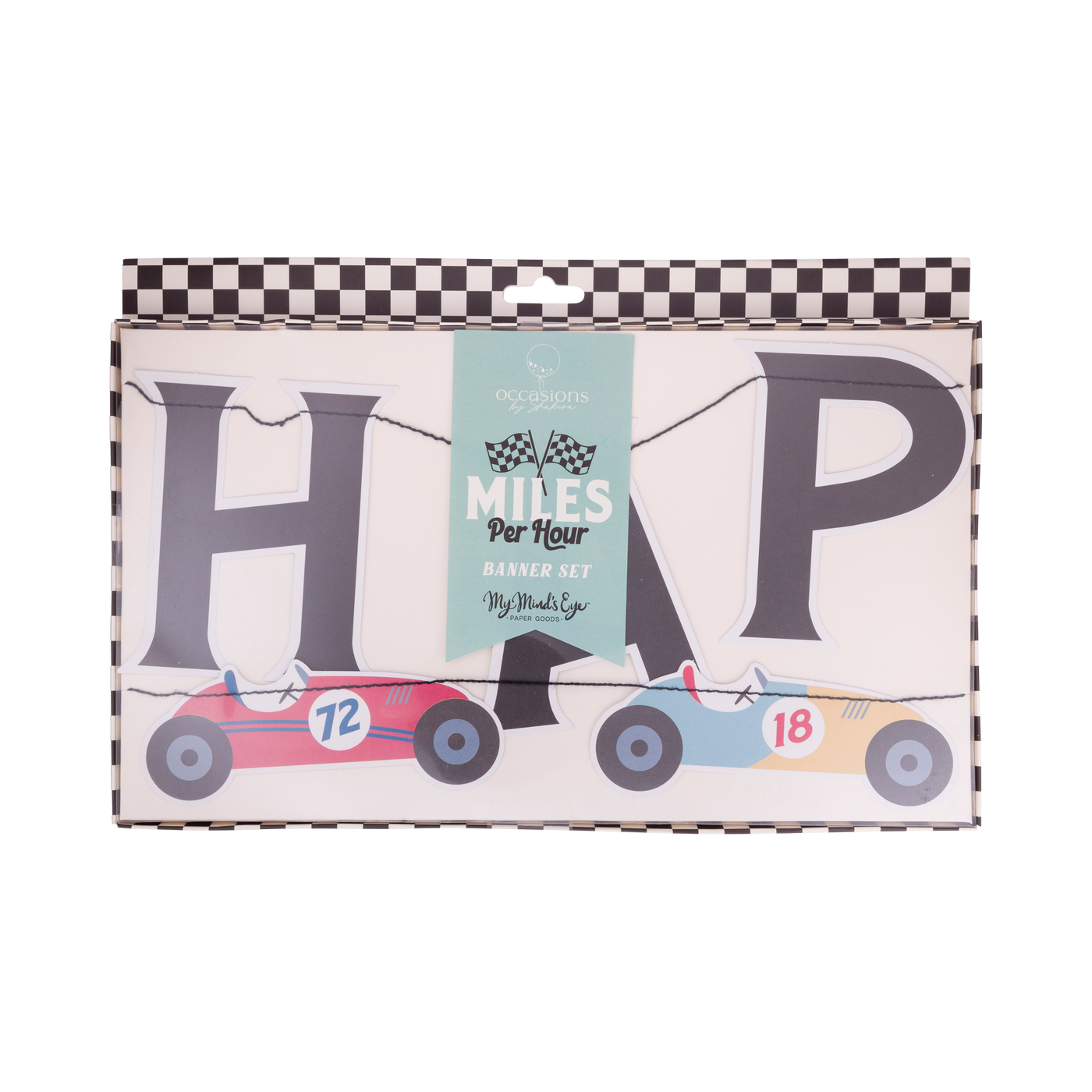 MIL1002 - Miles per Hour - Happy Birthday Banner Set