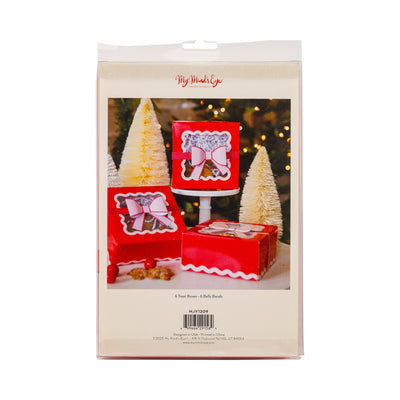 MJY1209 - Red and Pink Cookie Box with bow