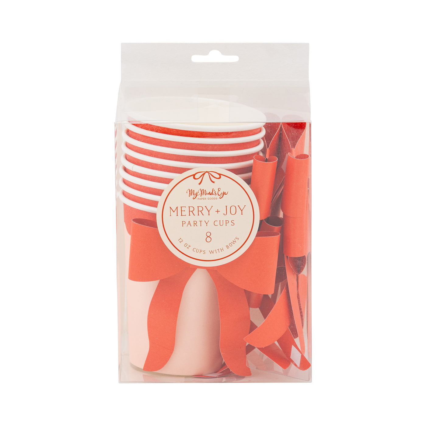 MJY1210 - Red and Pink Cup with Bow