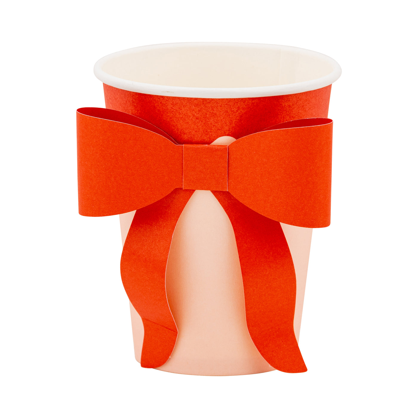 MJY1210 - Red and Pink Cup with Bow