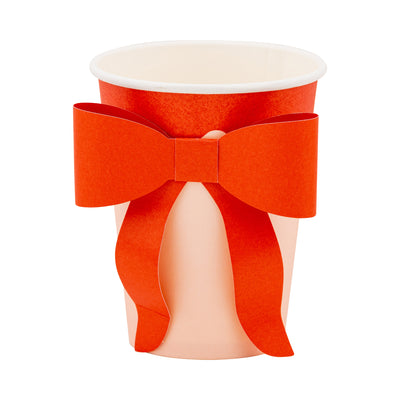 MJY1210 - Red and Pink Cup with Bow