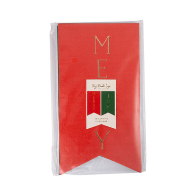 MJY1239 - Merry + Joy Dinner Napkins
